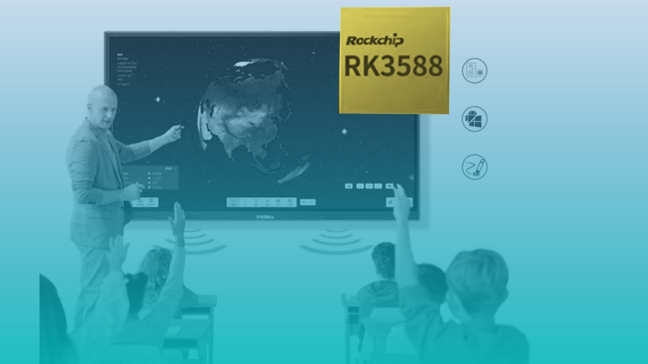 Dilengkapi RK3588 ï¼smart rilis layar gedhe, kanggo nyepetake transformasi digital industri pendidikan